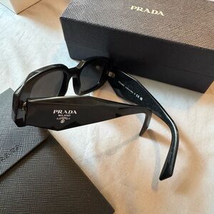 Prada Sleek Black Designer Sunglasses